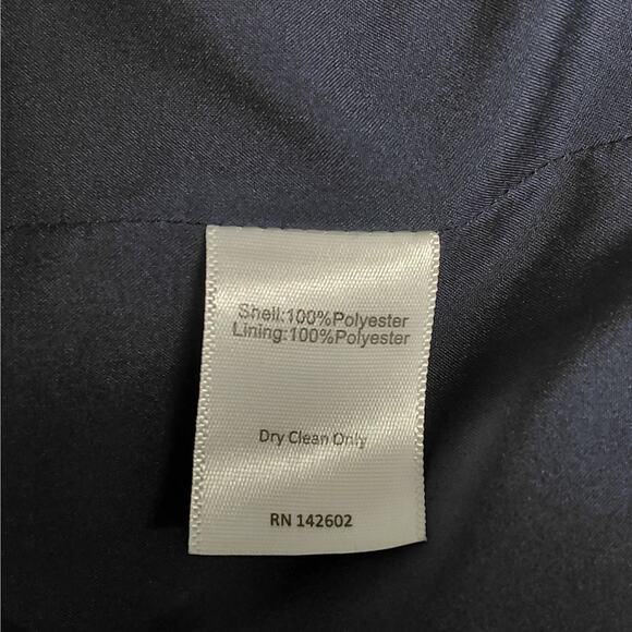 Sail to Sable Dress Womens Sz 2 Navy Blue Tweed Bouclé Luxury Retro Office Chic - Picture 11 of 11